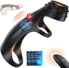 Charger l'image dans la galerie, Cockring Sex Toy Pour Couples, Sextoys Pour Hommes, Anneau PéNien, 10 X Vibrateur Avec TéLéCommande, Cockring, éRection Longue DuréE, Cockrings, Sextoys Pour Femmes