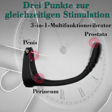Charger l'image dans la galerie, Anneaux de pénis vibrant stimulation de la prostate, 10 modes de vibration et deux moteurs puissants, En silicone innovant avec un design ajustable