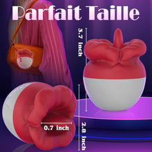 Charger l'image dans la galerie, Vibromasseur pour Femme Clitoridien Puissant Sex Toys avec 10 Modes de Vibration, Sex Toýs Femme Léchage de Langue Sex Toýs Couple, Vibromasseurs Feminin Silencieux de Clitoris et Point G