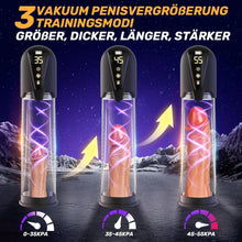 Charger l'image dans la galerie, Pompe à Pénis sex toýs homme Masturbateurs masculins avec 4 D'aspiration& 6 modes entraînement,Vakuum pumpe pompe pénis Vibromasseurs avec Vaginette Silicone, Sextoy Homme Masturbateur