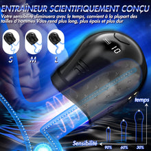 Charger l'image dans la galerie, Vibromasseur Pour Pénis Sex Toys - Masturbateurs Masculins Avec écran LCD & 10 Modes de Vibration, Stimulateur de Glande à 360°, Appareils Masturbateurs Cup Sex Toýs Homme Sex Toys Pour Homme