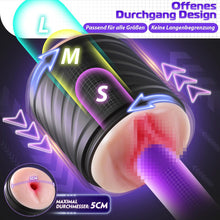 Charger l'image dans la galerie, Masturbateurs Masculins Sex Toys Masturbeuse Homme, MasturbĂąteur Homme Mains Libres avec 7 Modes de Vibration, 2 Moteurs Masturbateur Vaginette Sextoy Homme