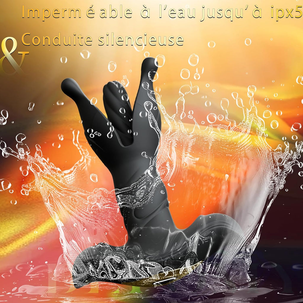 Vibromasseur anal pour hommes stimulation de la prostate vibromasseur anal pour hommes sextoy avec fonction de choc de tension masseur anal pour hommes dilatateur anal