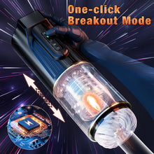 Charger l'image dans la galerie, Sex Toys Masturbeuse Homme Mains Libres - Masturbateurs Masculins Plaisir avec 4 Modes de Succion et 10 Modes de Rétractation et de Rotation, Automatique Sextoyse pour Gay Couples, Anneau Penien
