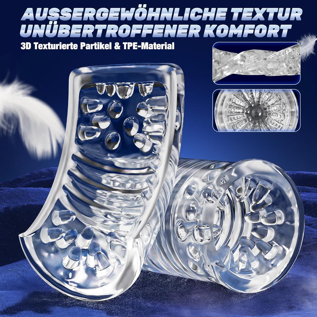 Masturbeuse Homme Automatique Masturbateurs Masculins Mains Libres avec 7 Modes Télescopiques et Rotations, Masturbateur Homme Vaginette Sextoyse Homme Sex Toys