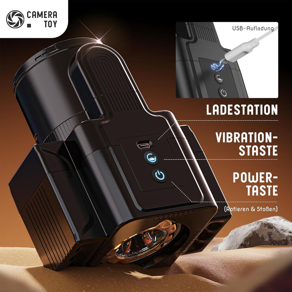 Masturbeuse Homme Sex Toys, Masturbateurs Masculins Mains Libres avec 7 Modes d'aspiration et 7 Modes de Rotation, Masturbateur Homme Automatique Vaginette Ultra Réaliste Sextoyse Homme Sex