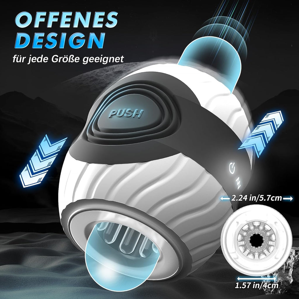 Masturbateurs Masculins, Vibrateur Pénis avec 2 Moteurs 10 Vibrations et Fonction de Massage par Pression Vaginette, Masturbâteur Homme Mains Libres, Sextoyse Homme Sexmasturbâteur