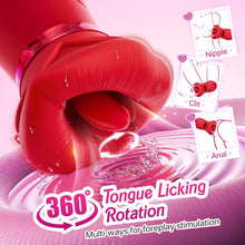 Charger l'image dans la galerie, 4 IN 1 Mouth Sucking Vibrator Rose Sex Toy