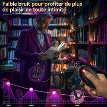 Charger l'image dans la galerie, Prostate Homme Plug Anale avec Anneau Pénien, Conception Antidérapante Sex Toys Anals Vibromasseur avec 7 Vibrant et Déplacement des Doigts, 3 EN 1 Plug Anal Gode Vibro-masseur Sex Toýs Homme Couple