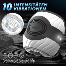 Charger l'image dans la galerie, Masturbateurs Masculins, Vibrateur Pénis avec 2 Moteurs 10 Vibrations et Fonction de Massage par Pression Vaginette, Masturbâteur Homme Mains Libres, Sextoyse Homme Sexmasturbâteur