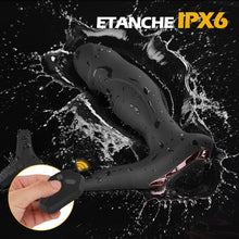 Charger l'image dans la galerie, Masseur de prostate 9 Vibration & 9 va-et-vient de billes & 9 tapotements avec cockring