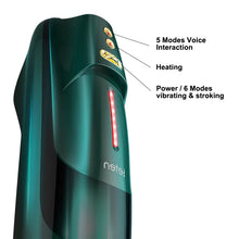 Charger l'image dans la galerie, Masturbateur Vibrant pour Homme avec 6 Vitesses, Chauffage Rapide et Commande Vocale, Choisissez parmi 5 réglages de voix séduisants