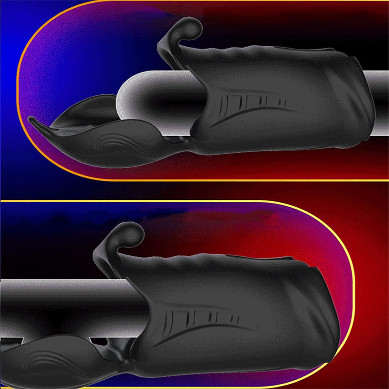 Vibromasseur Penis Electrique 3 en 1 avec 10 Modes de Vibration, Les derniers moteurs doubles et de nombreuses options dâexercice