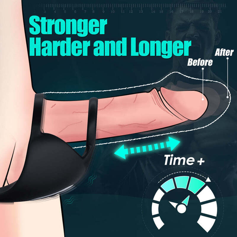 Vibrateur Pénien en Silicone avec Télécommande APP et 9 Modes de Vibration