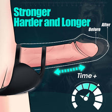 Charger l'image dans la galerie, Vibrateur Pénien en Silicone avec Télécommande APP et 9 Modes de Vibration