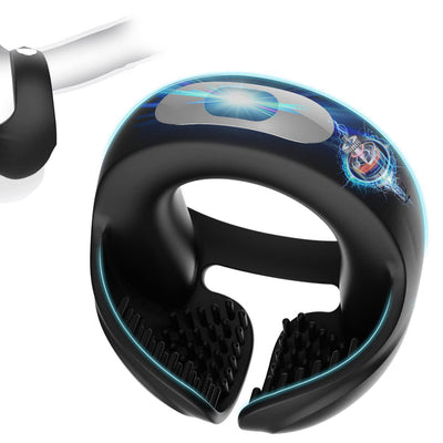 Anneau pénien vibrant rechargeable avec 10 modes