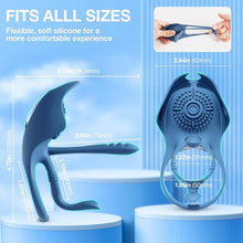 Charger l'image dans la galerie, Vibrateur 4 en 1 anneau pénien, Vibrateur Anneau Pénien avec 5 Modes de Vibration, avec App