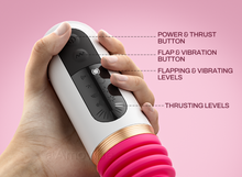 Charger l'image dans la galerie, Dyno360°  Vibromasseur Poussant avec Claquement et Vibration (Base Ventouse Incluse)