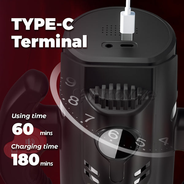 VortexZ - Masturbateur mâle à succion avancé avec innovation en matière de rotation et de poussée