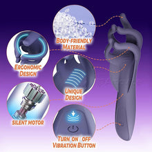 Charger l'image dans la galerie, Anneau Vibrant pour PĂ©nis Masturbateur pour Hommes, 10 Modes de Vibration Jouets Sexuels pour Hommes Masturbateur Electrique, Nouveau Penis Trainer Jouet Sexuel pour Couples Sexe ExtrĂȘme