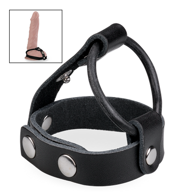 Anneau Cockring à Pression Cuir