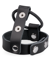 Charger l'image dans la galerie, Anneau Cockring à Pression Cuir