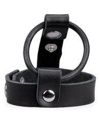 Charger l'image dans la galerie, Anneau Cockring à Pression Cuir
