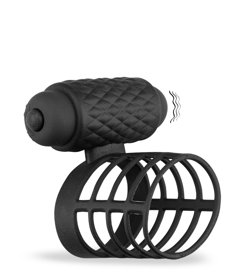 Anneau cockring cage vibrant