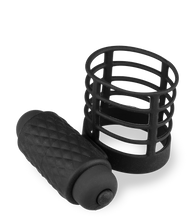 Charger l'image dans la galerie, Anneau cockring cage vibrant
