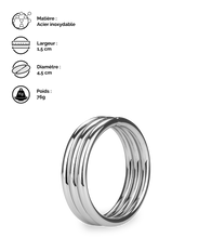 Charger l'image dans la galerie, Anneau cockring en inox Holdy