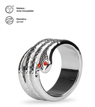 Charger l'image dans la galerie, Anneau cockring en inox Medusa
