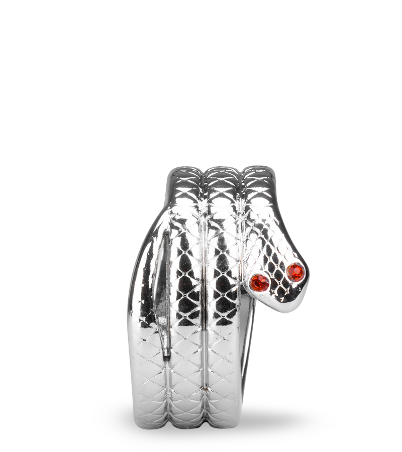 Anneau cockring en inox Medusa