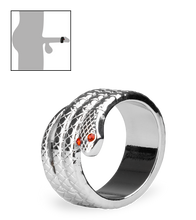 Charger l'image dans la galerie, Anneau cockring en inox Medusa