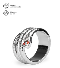 Charger l'image dans la galerie, Anneau cockring en inox Medusa