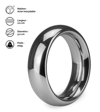 Charger l'image dans la galerie, Anneau cockring en inox Precious