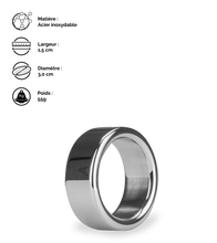 Charger l'image dans la galerie, Anneau cockring en inox Stronger