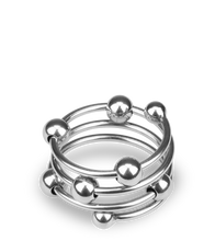 Charger l'image dans la galerie, Anneau cockring métal 8 boules Altar