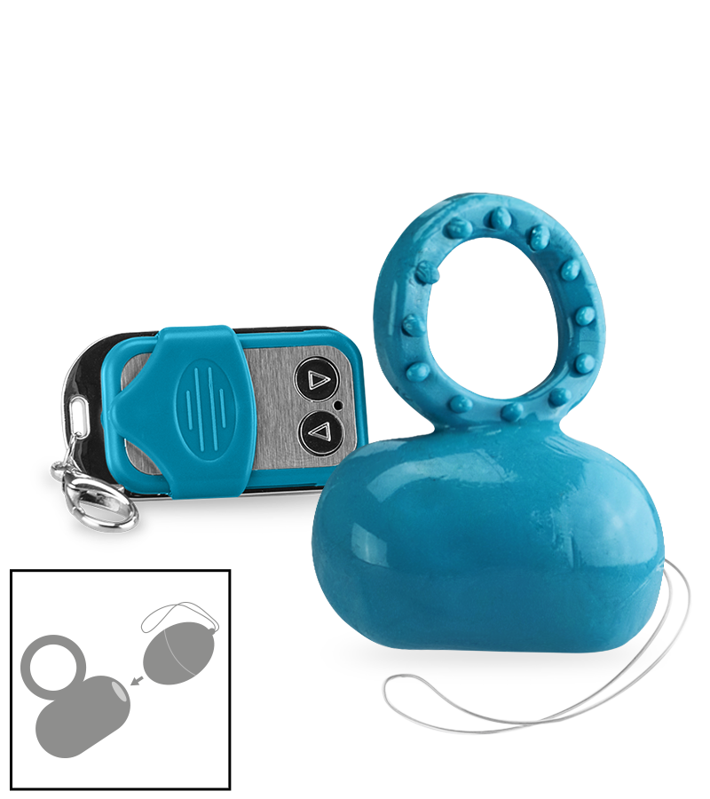 Anneau cockring oeuf vibrant télécommandé