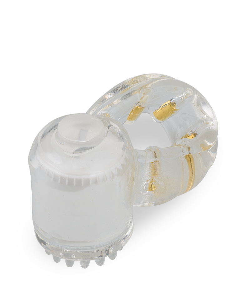 Anneau cockring picots transparent