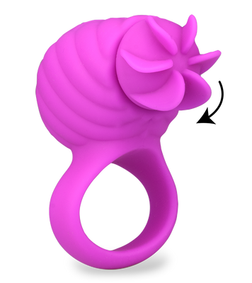 Anneau cockring rotatif silicone USB