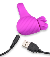 Charger l'image dans la galerie, Anneau cockring rotatif silicone USB