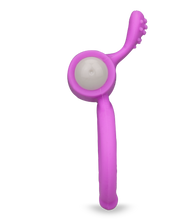 Charger l'image dans la galerie, Anneau cockring silicone vibrant picots