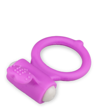 Charger l'image dans la galerie, Anneau cockring silicone vibrant picots