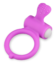 Charger l'image dans la galerie, Anneau cockring silicone vibrant picots