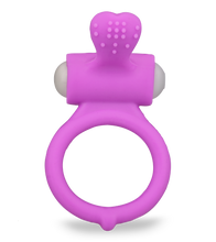 Charger l'image dans la galerie, Anneau cockring silicone vibrant picots