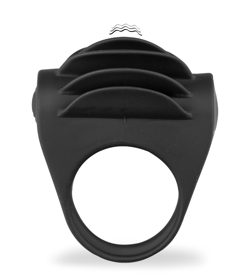 Anneau cockring vibrant à langues