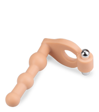 Charger l'image dans la galerie, Anneau cockring vibrant double pénétration 3 boules