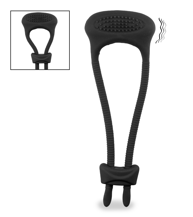 Anneau cockring vibrant réglable