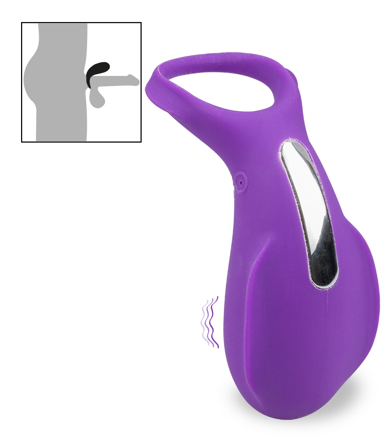 Anneau cockring vibrant Shelly