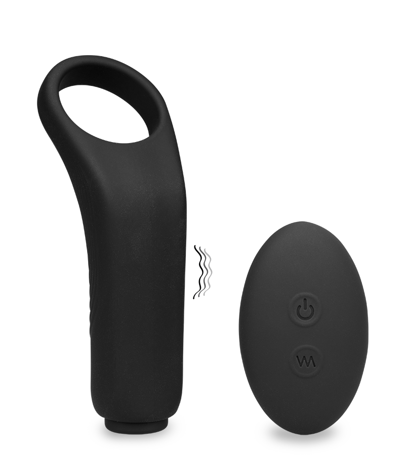 Anneau cockring vibrant télécommandé 9 modes